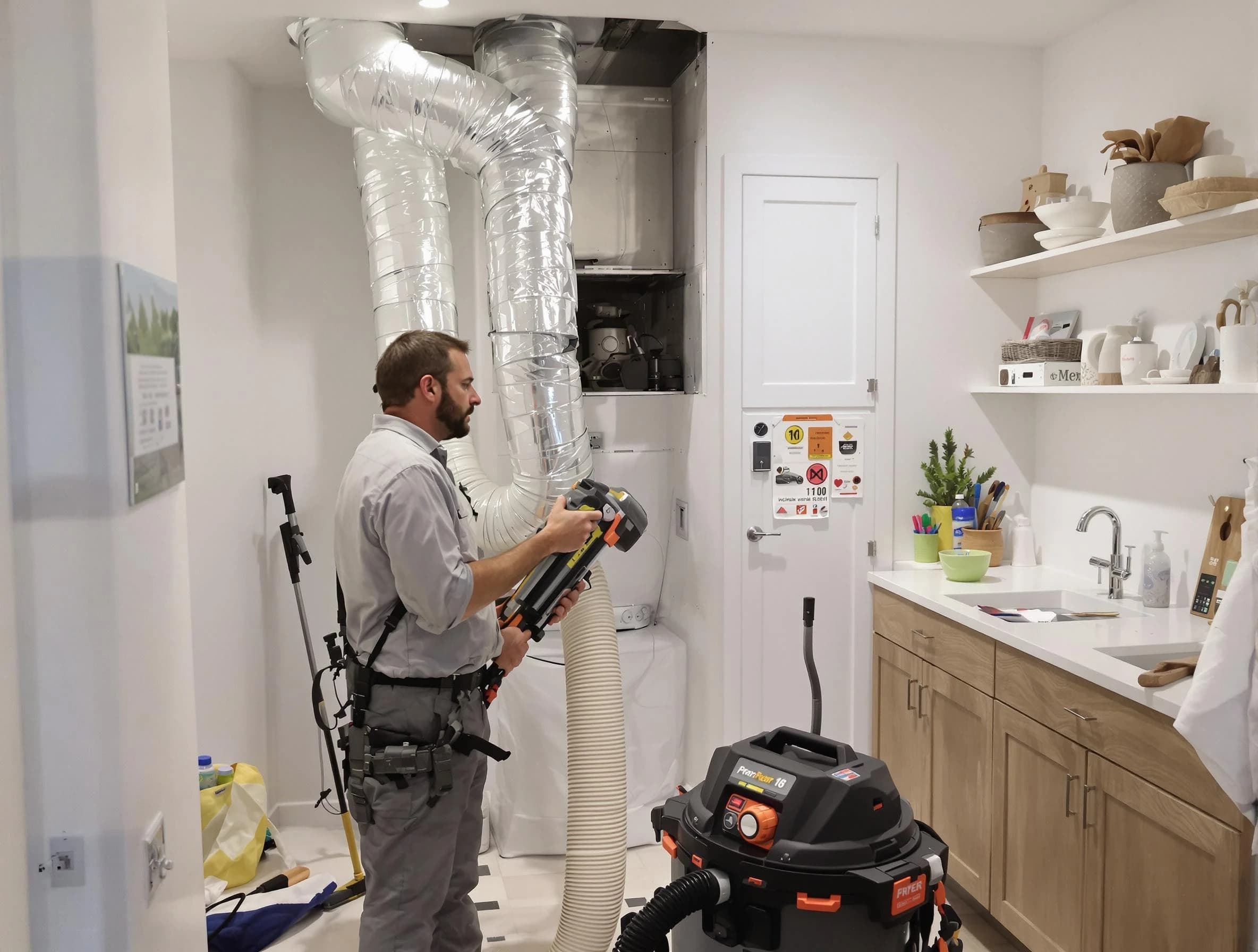 Clogged Dryer Vent Cleaning in Ontario